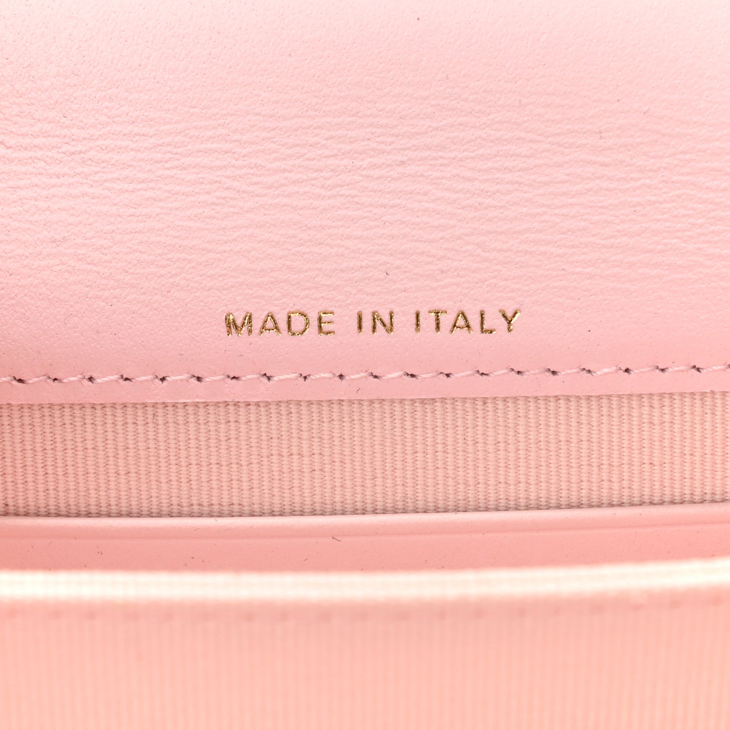 Lambskin Quilted Pick Me Up Clutch With Chain Pink