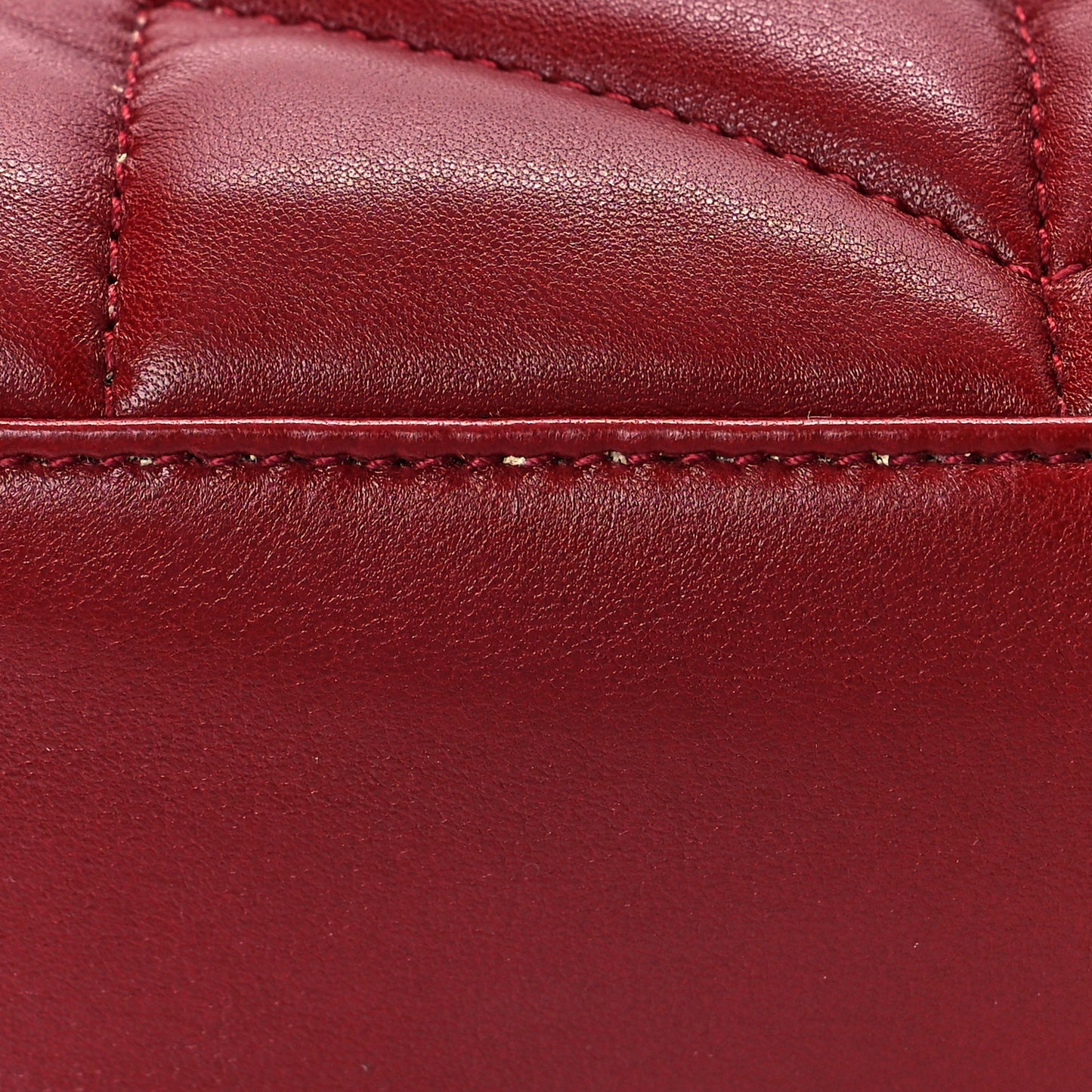 Lambskin Quilted Toy Loulou Puffer Monogram Chain Satchel Red