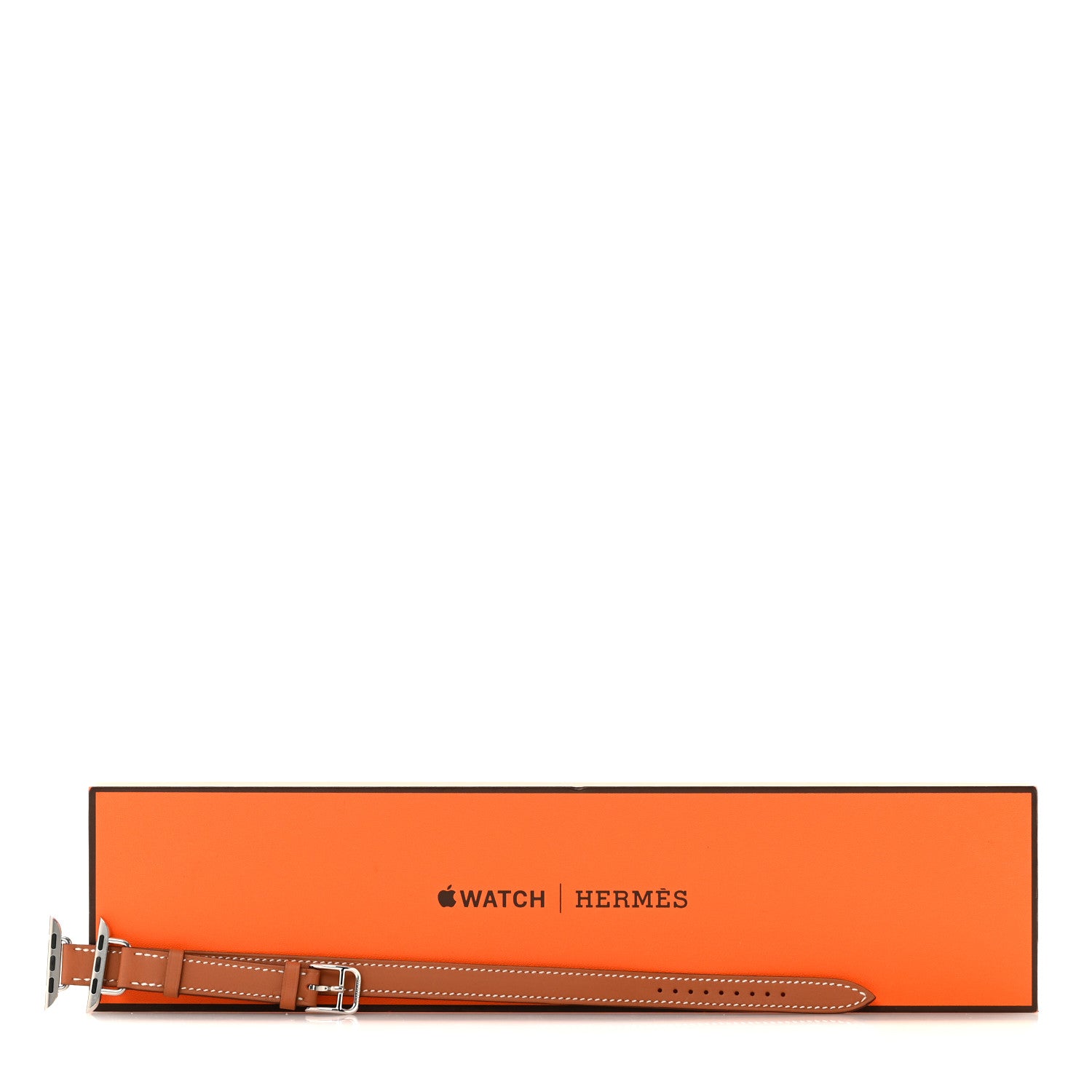 Hermes Swift 41mm Apple Watch Attelage Double Tour Band Gold 5 of 5