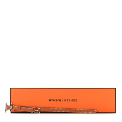 Hermes Swift 41mm Apple Watch Attelage Double Tour Band Gold 5 of 5