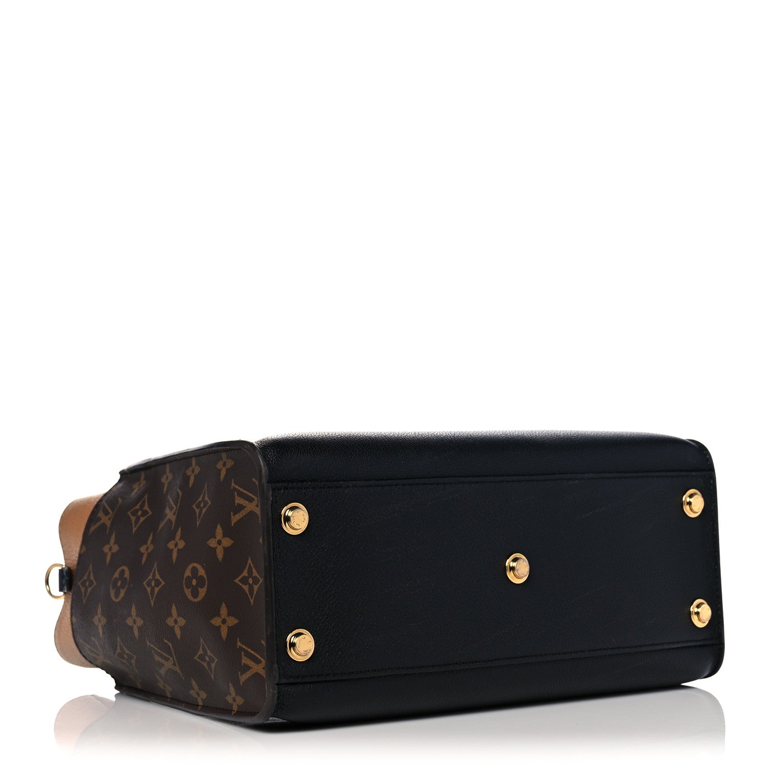 Louis Vuitton Calfskin Monogram On My Side Black 4 of 18