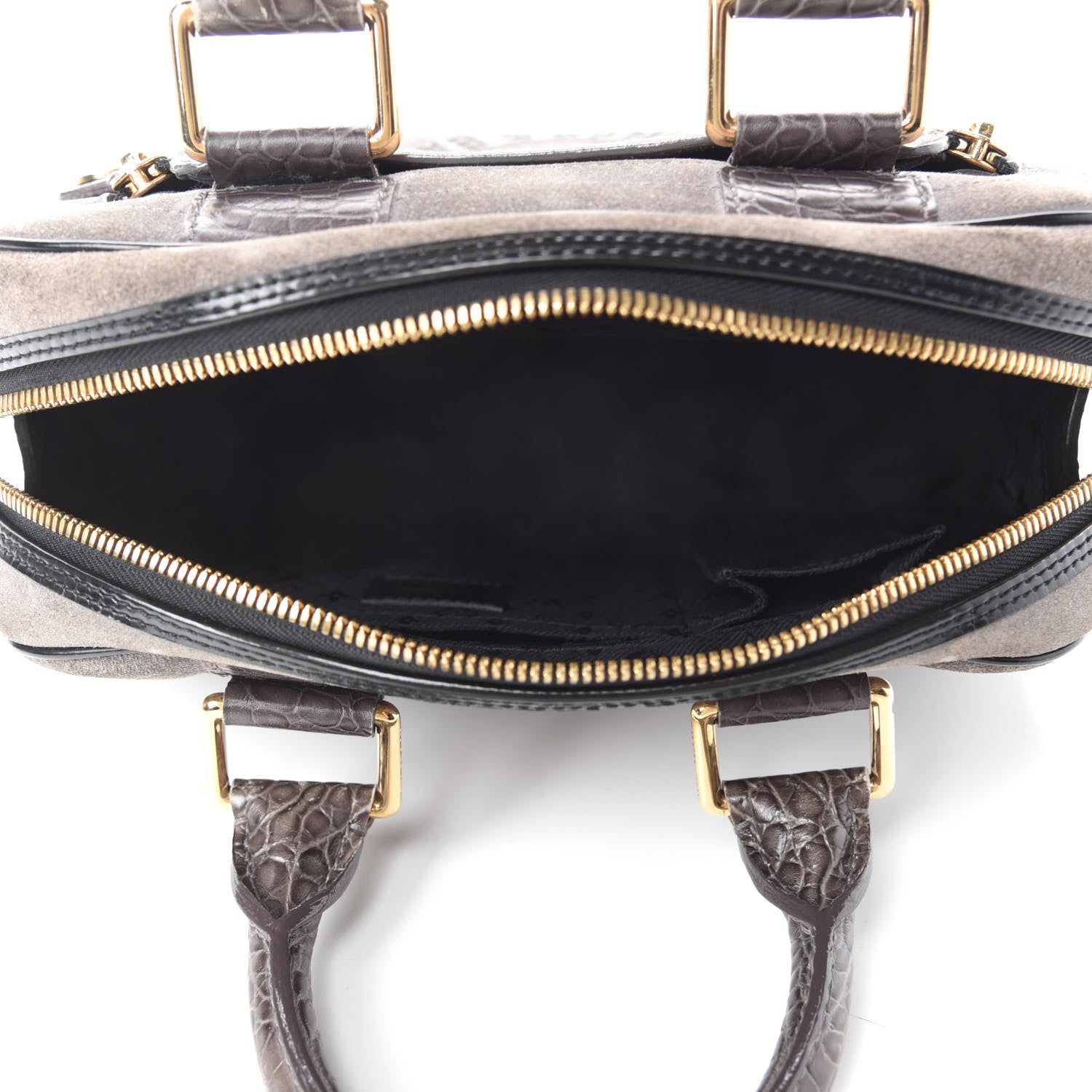 Louis Vuitton Havane Stamped Trunk Bowler PM Gray 5 of 10