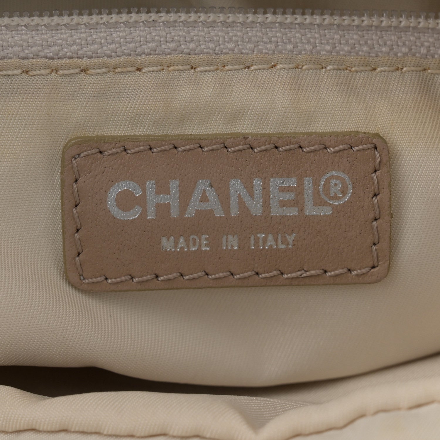 Chanel Nylon Small Travel Tote Beige 6 of 12