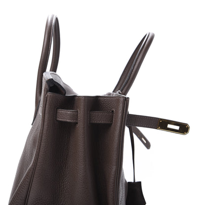 Hermes Togo Birkin 40 Chocolate 14 of 33