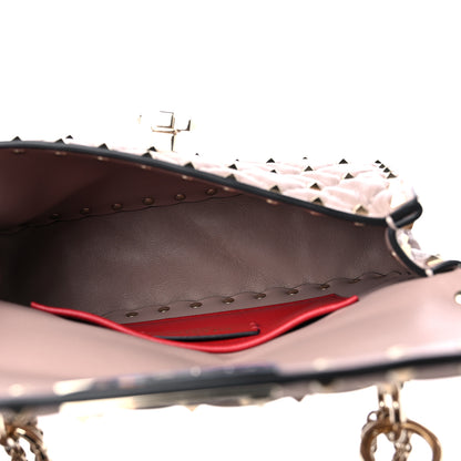 Valentino Garavani Nappa Small Rockstud Spike Shoulder Bag Poudre 5 of 8