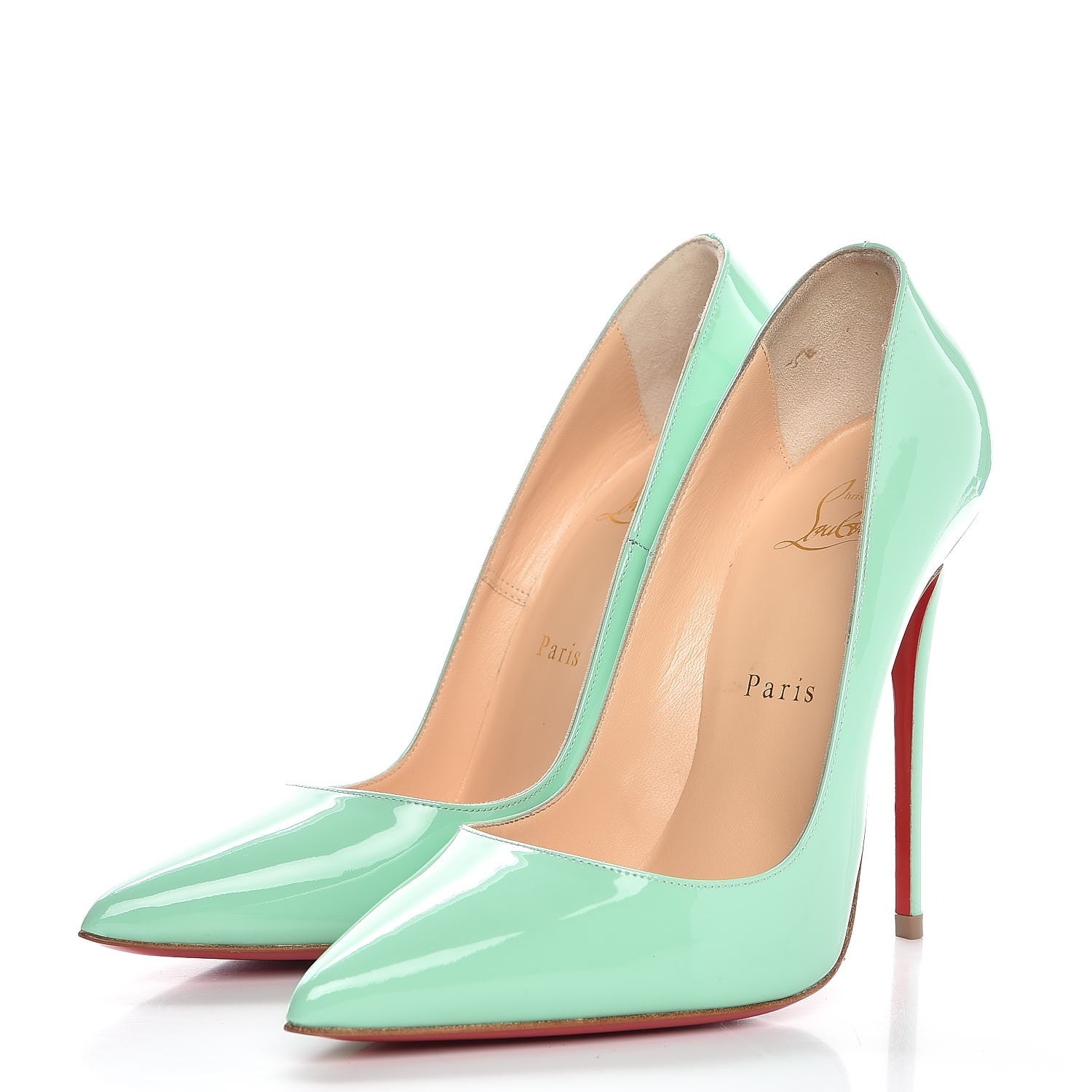 Christian Louboutin Patent So Kate 120 Pumps 37.5 Opal 3 of 8