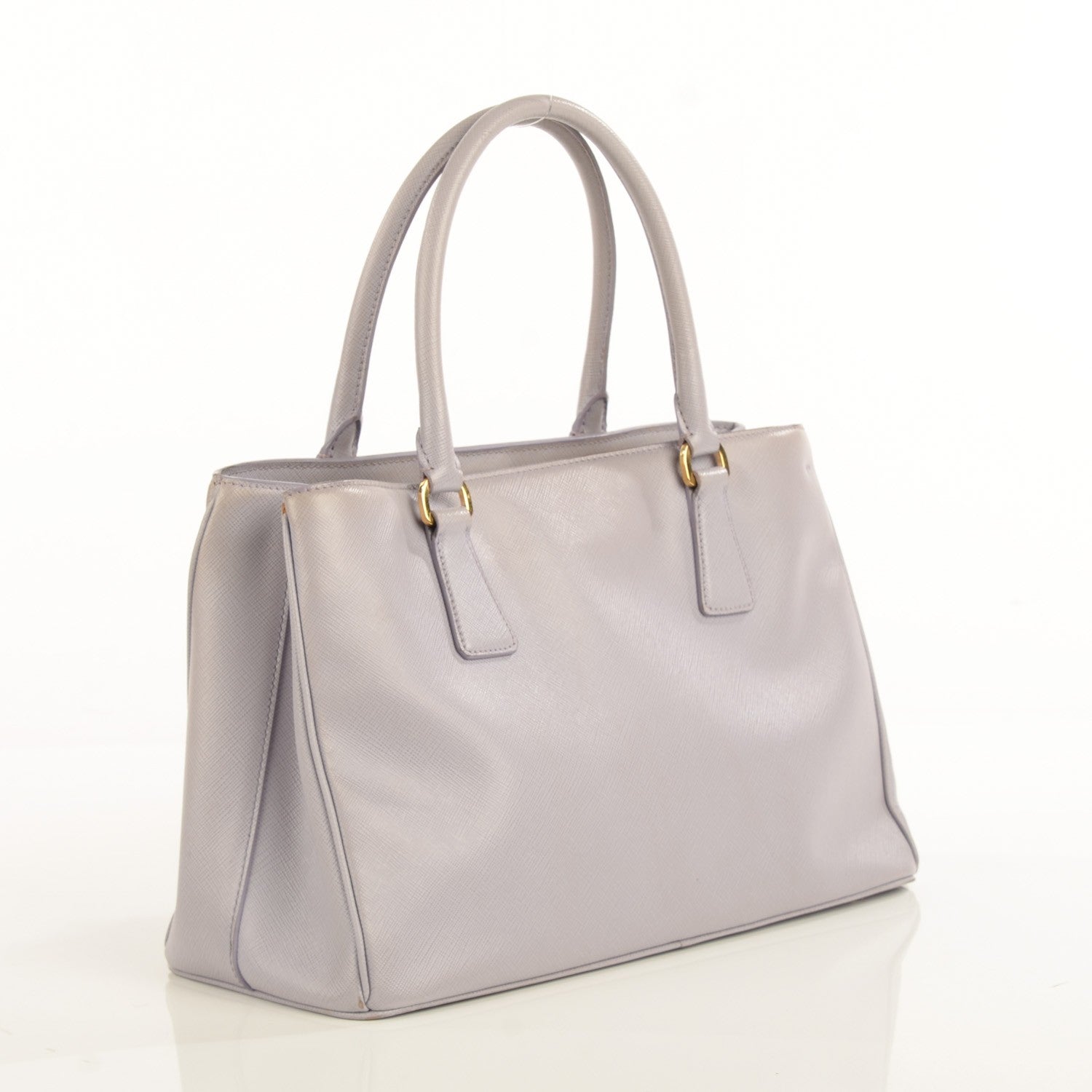 Prada Saffiano Lux Medium Tote Glicine 3 of 9