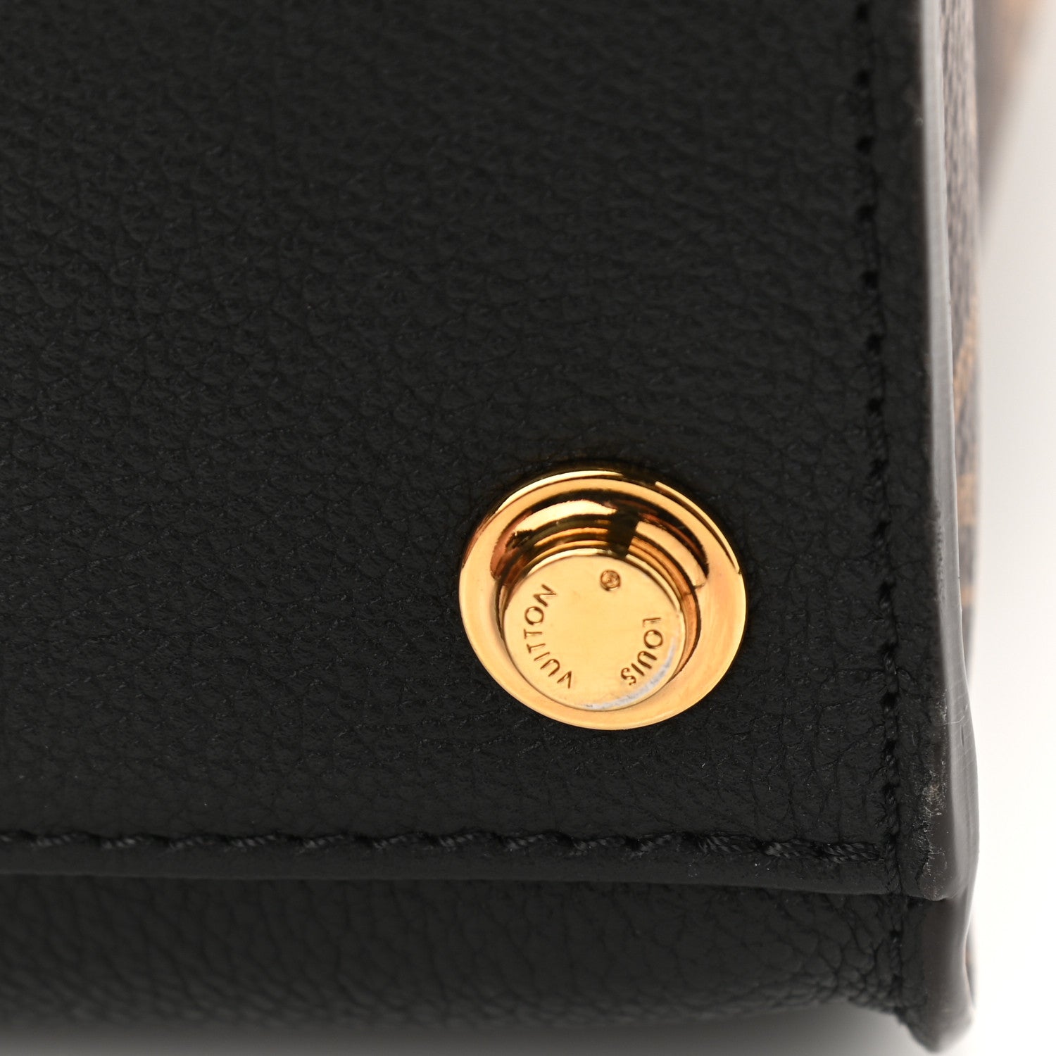 Louis Vuitton Calfskin Monogram On My Side Black 11 of 11