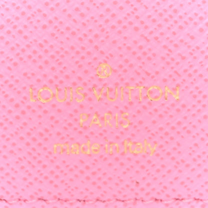Louis Vuitton Monogram 2022 Christmas Animation Paris Victorine Wallet Pink 6 of 7