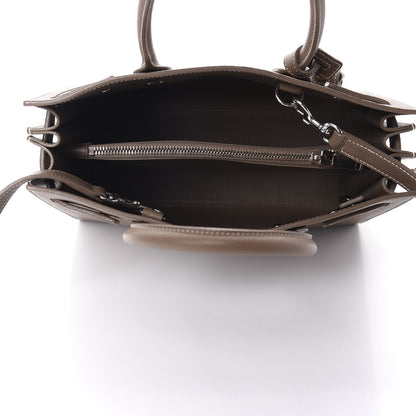 Saint Laurent Grained Calfskin Topstich Baby Sac De Jour Taupe 5 of 9