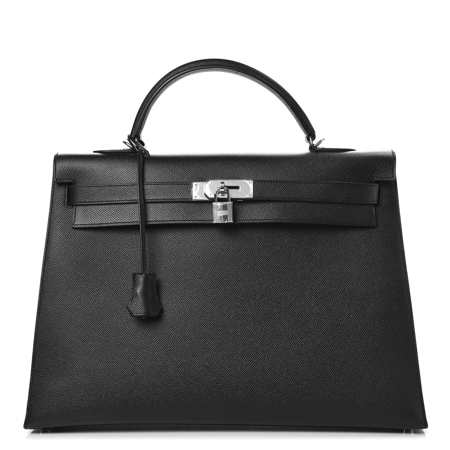Hermes Epsom Kelly Sellier 40 Black 1 of 39