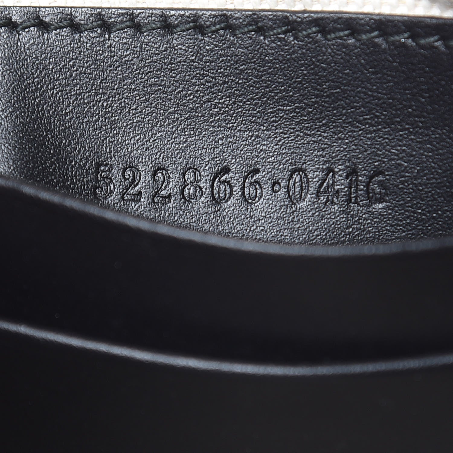 Gucci GG Supreme Monogram Bee Print Wrist Pouch Black 7 of 10
