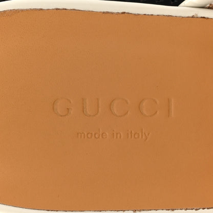 Gucci Cordovan Lux Horsebit Platform Mules 37.5 Mystic White 7 of 13