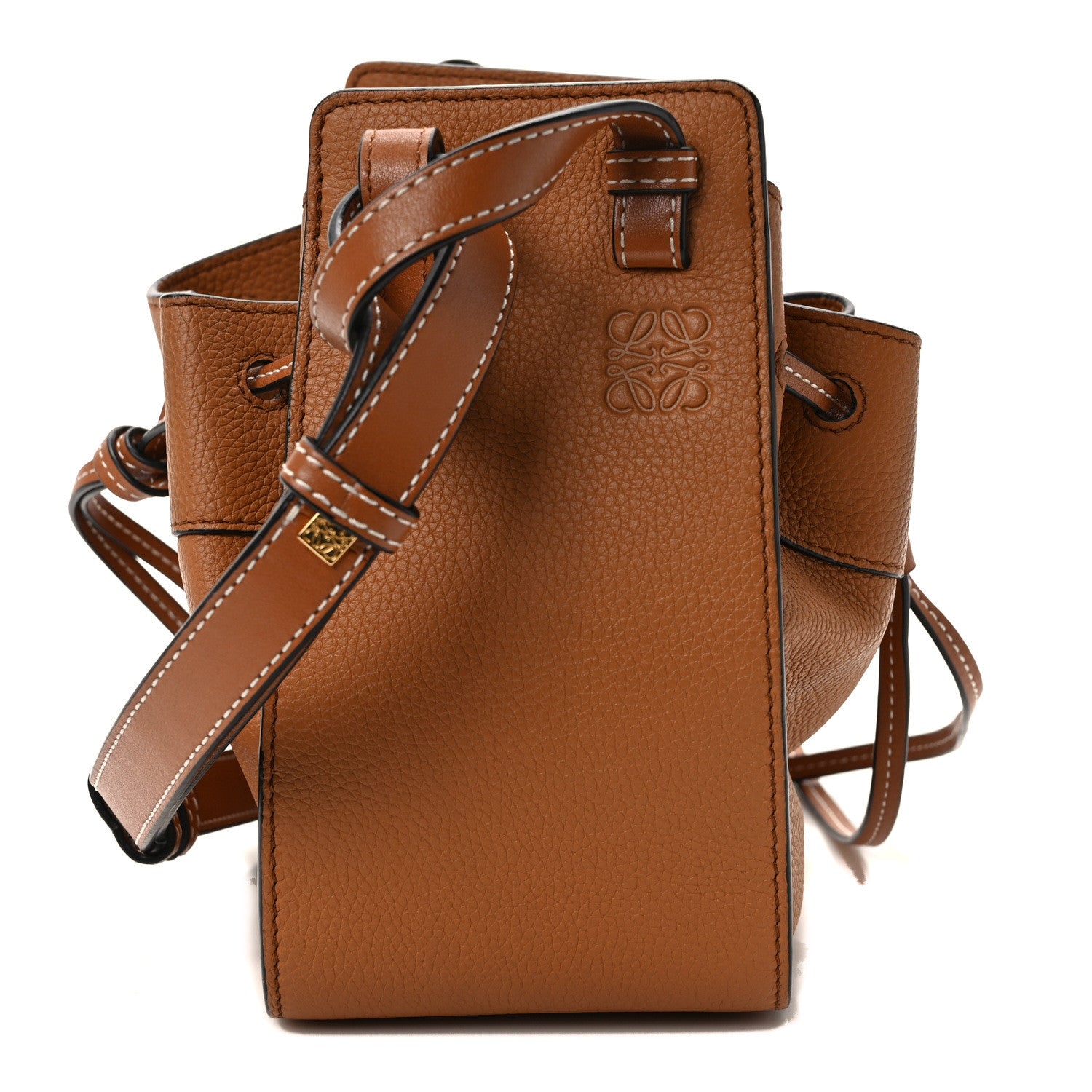 Loewe Calfskin Mini Hammock Shoulder Bag Tan 1 of 8