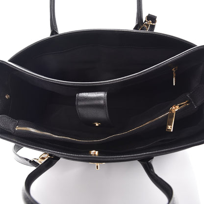 Chanel Calfskin XL Cerf Tote Black 6 of 10