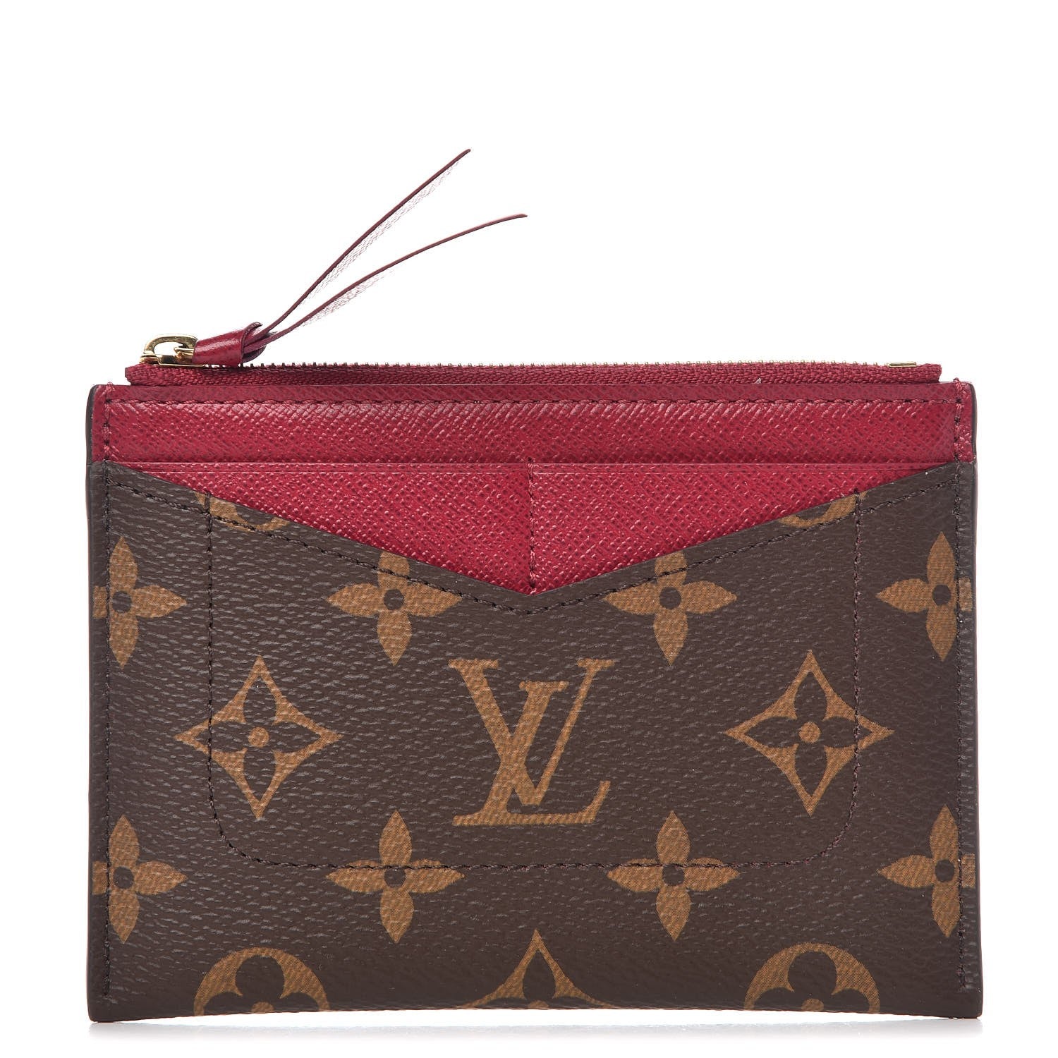 Louis Vuitton Monogram Zipped Card Holder Fuchsia 1 of 7