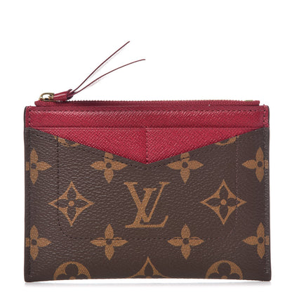 Louis Vuitton Monogram Zipped Card Holder Fuchsia 1 of 7
