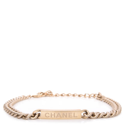 Chanel Oversized Chain Logo Necklace Gold 1 of 5