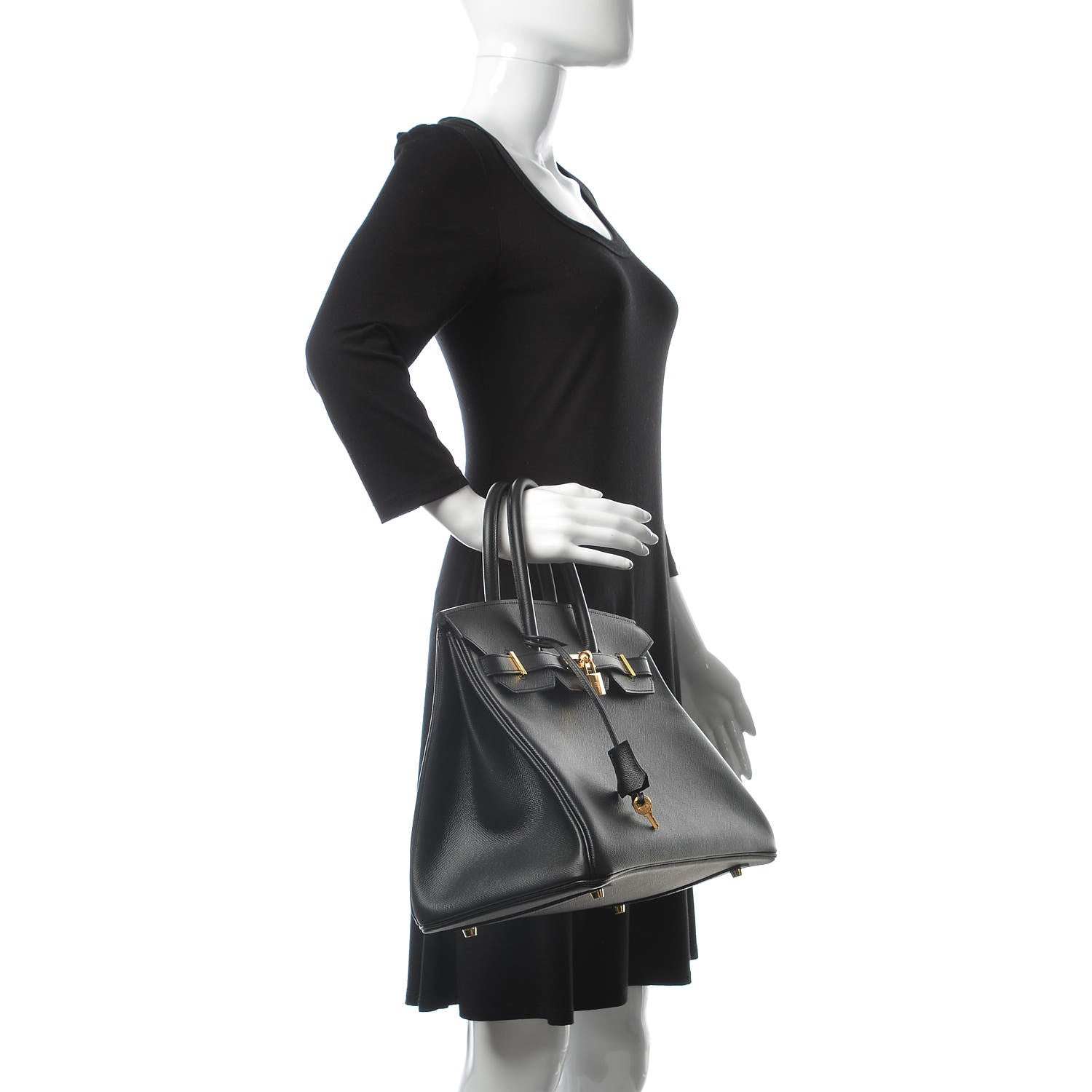 Hermes Epsom Birkin 35 Black 2 of 36