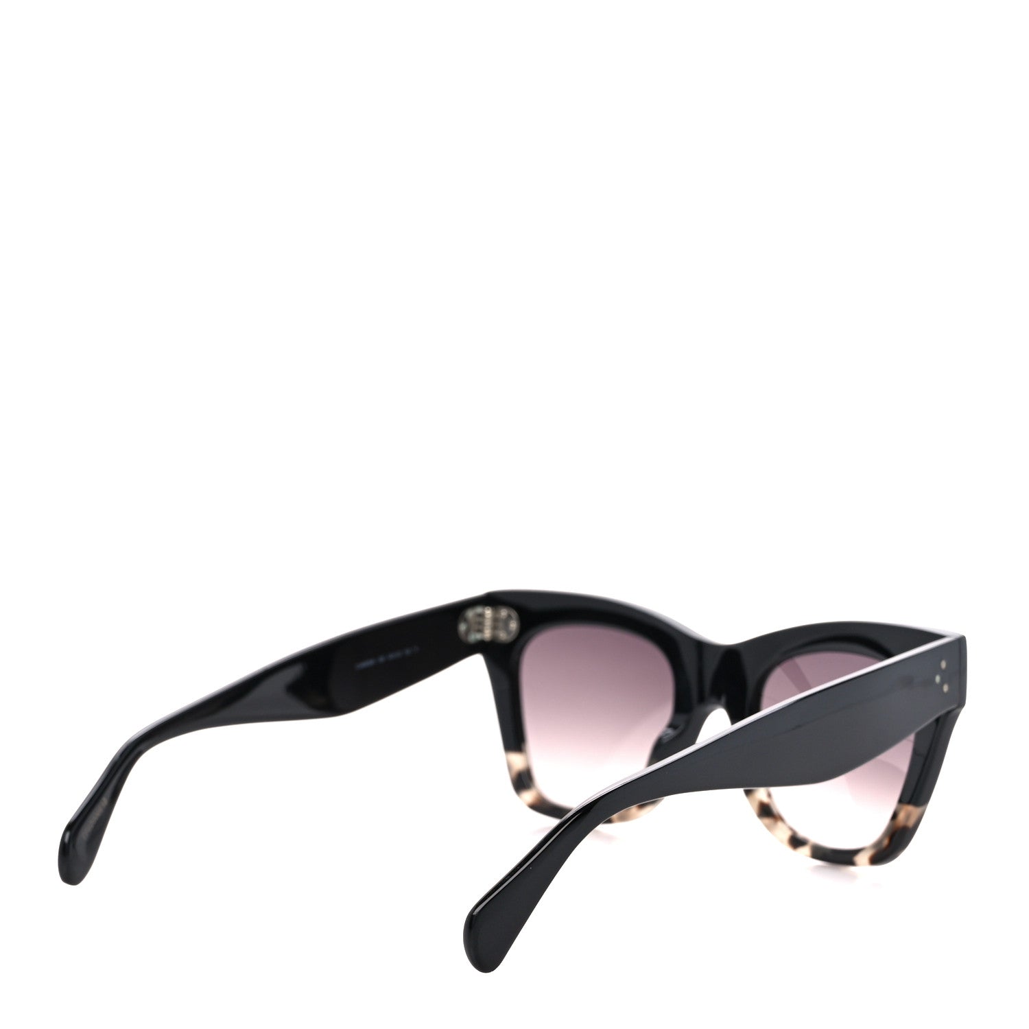 Celine Acetate Cat Eye Sunglasses CL40004I Havana Black 4 of 8