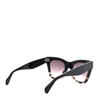 Celine Acetate Cat Eye Sunglasses CL40004I Havana Black 4 of 8