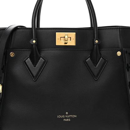 Louis Vuitton Calfskin Monogram Tufting On My Side Black 7 of 9