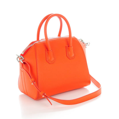 Givenchy Sugar Goatskin Mini Antigona Burnt Orange 4 of 10