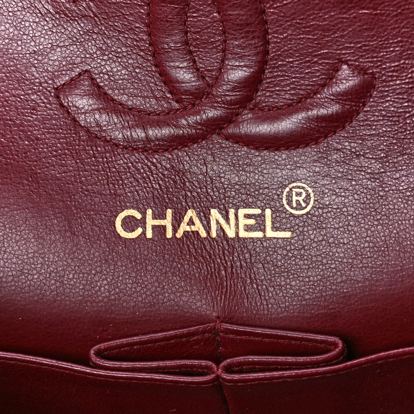 Lambskin Quilted Small Double Flap Black