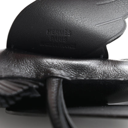 Hermes Milo Lambskin Grigri Rodeo Pegase Horse Bag Charm MM So Black 3 of 4