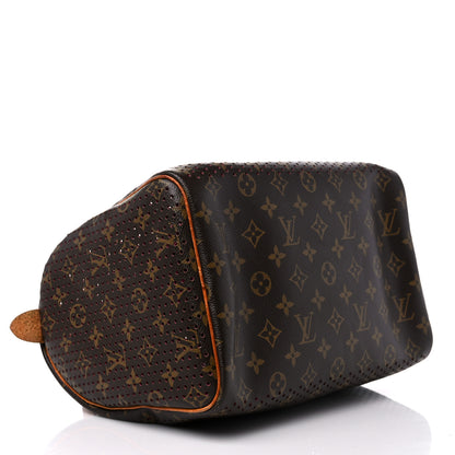 Louis Vuitton Monogram Perforated Speedy 30 Fuchsia 4 of 14