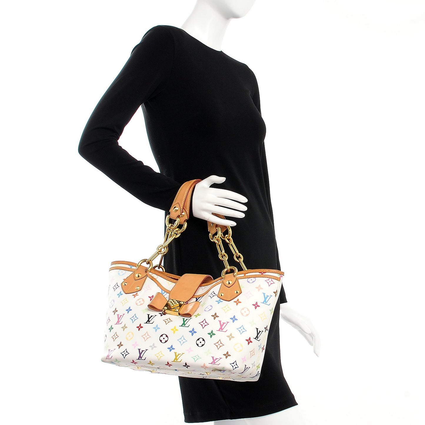 Monogram Multicolor Annie GM White