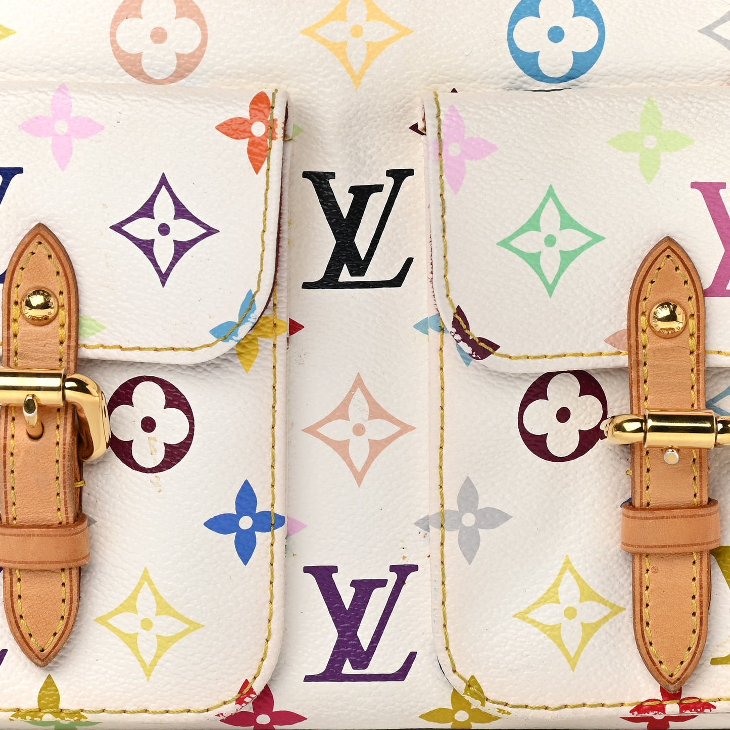 Monogram Multicolor Lodge PM White