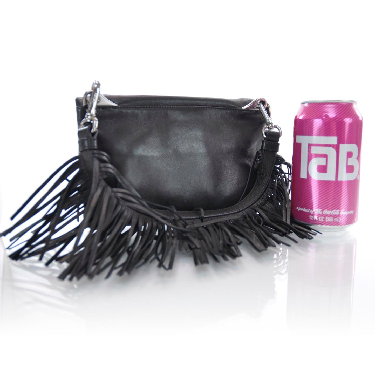 Nappa Fringe Small Bag Nero Black