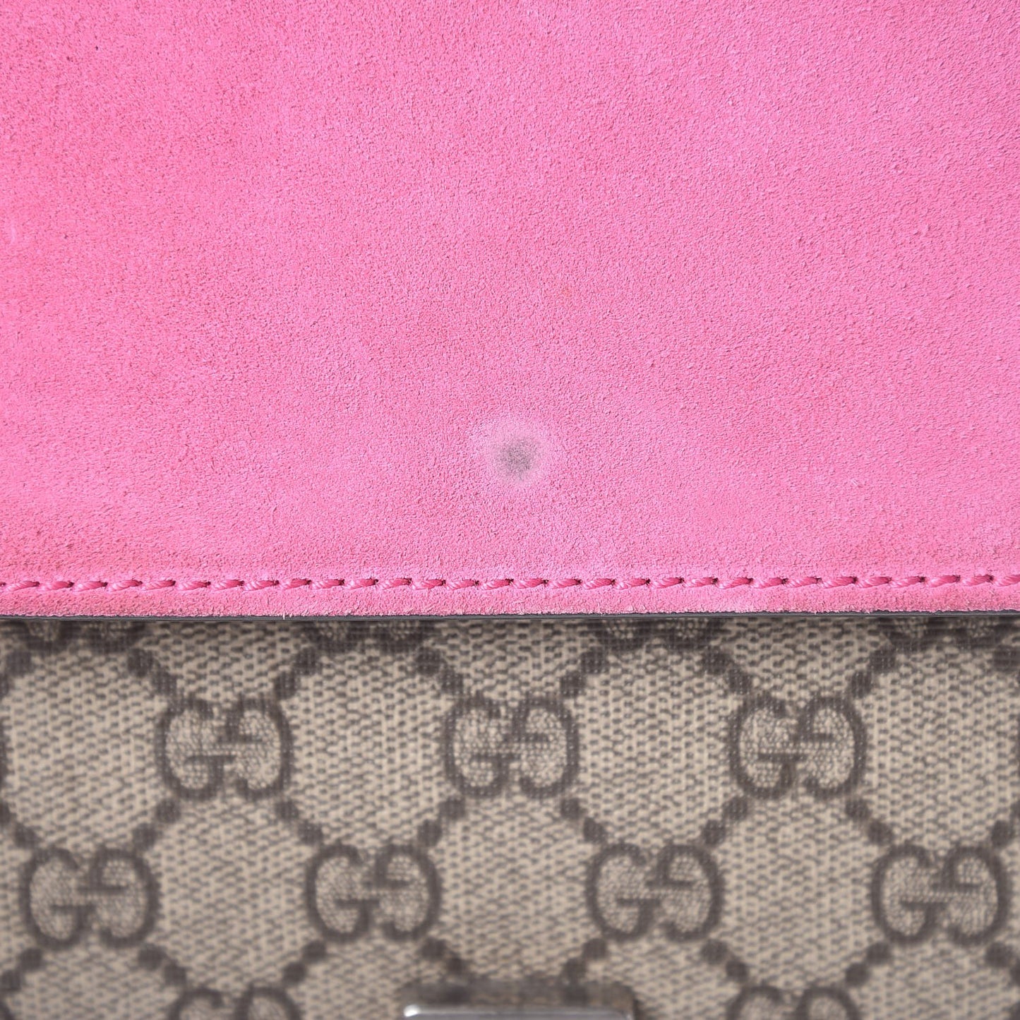 GG Supreme Monogram Mini Dionysus Shoulder Bag Pink
