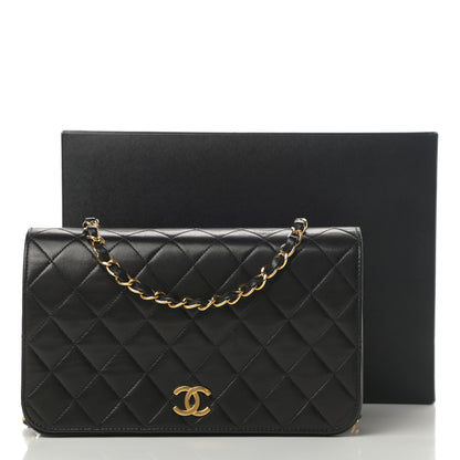 Chanel Lambskin Quilted Small Single Flap Black 16 of 16