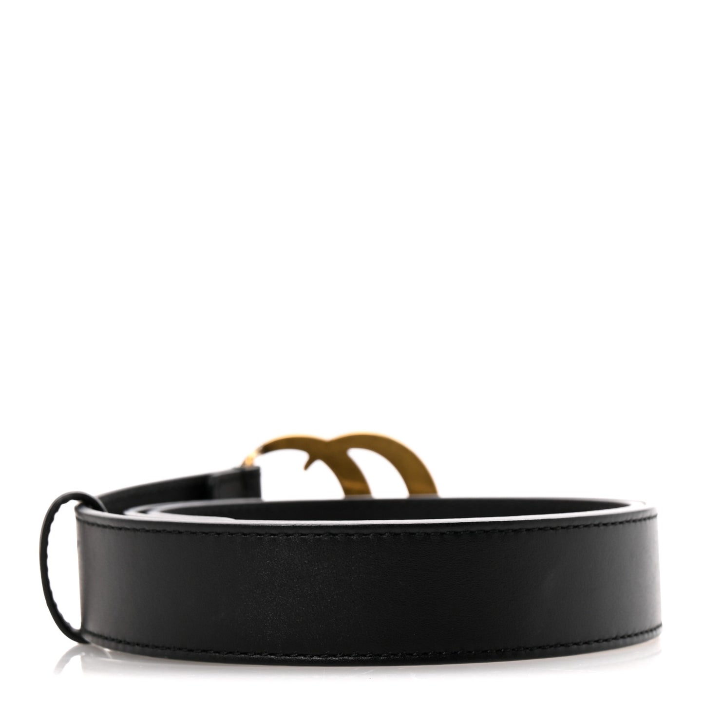 Calfskin Double G 30mm Belt 80 32 Black