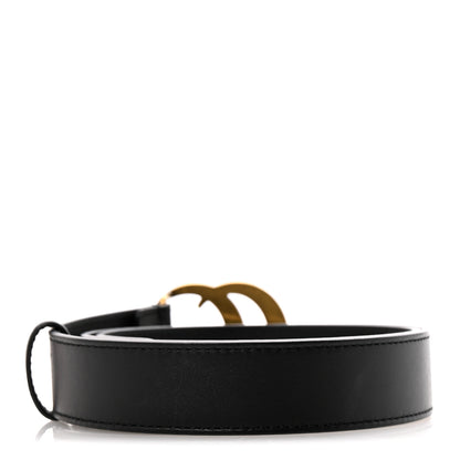 Gucci Calfskin Double G 30mm Belt 80 32 Black 2 of 7