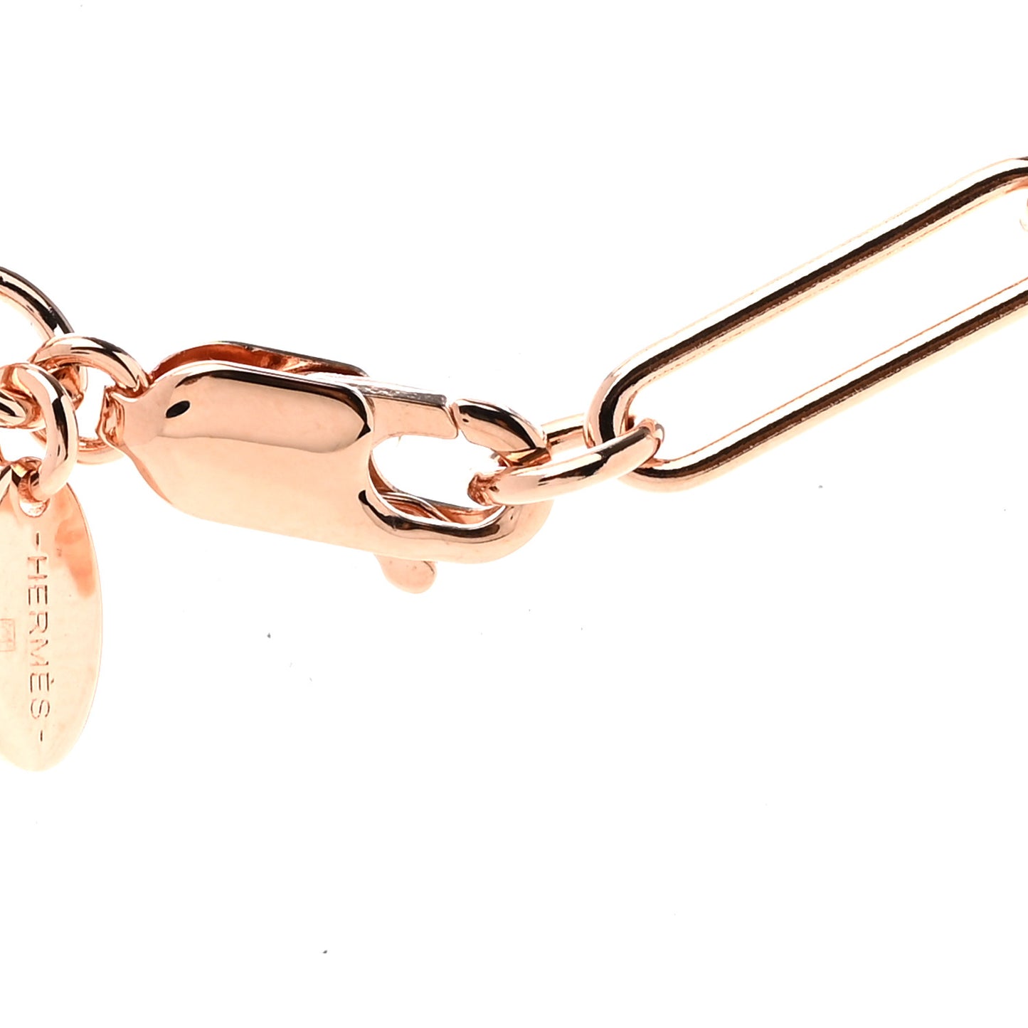 Permabrass Curiosite Long Necklace Rose Gold