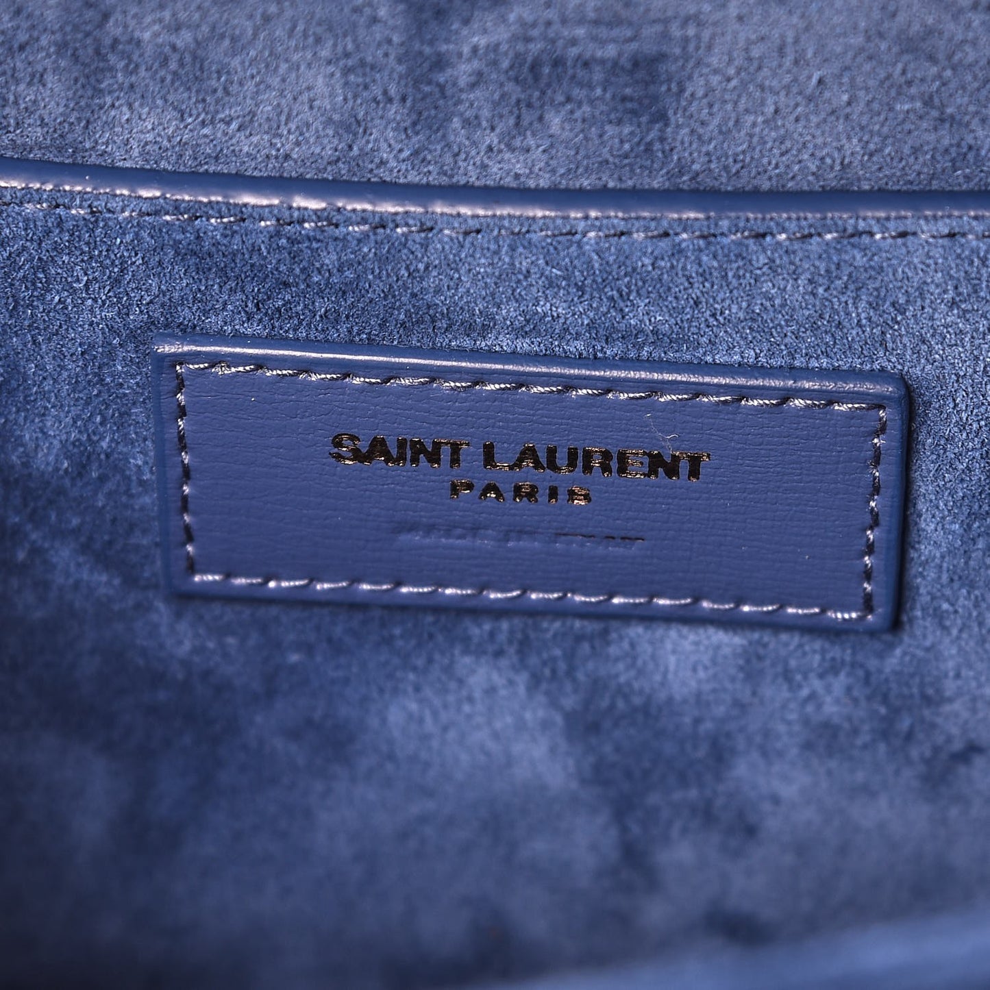 Calfskin Medium Bellechasse Satchel Blue