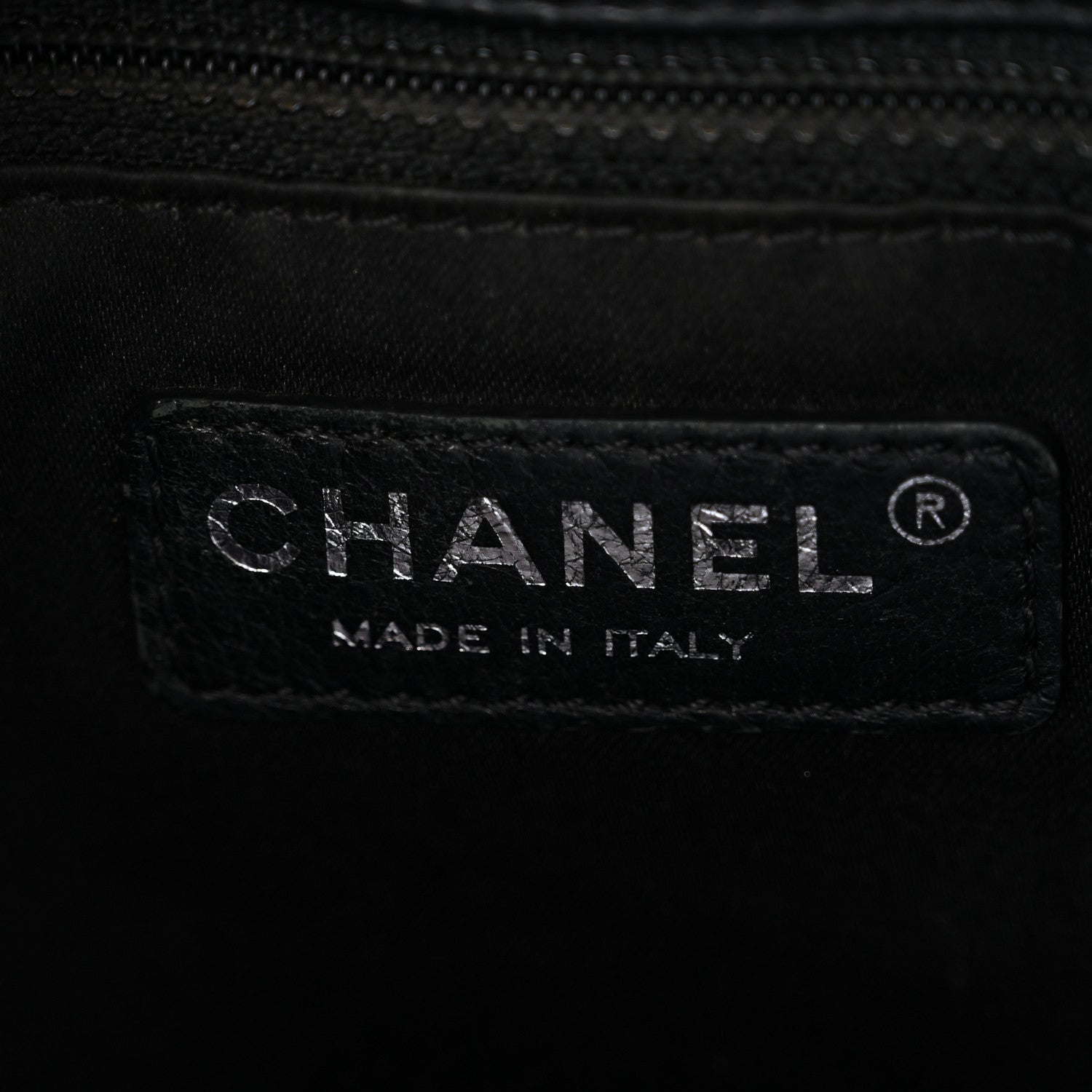 Chanel Caviar Quilted Petit Shopping Tote PST Black 6 of 12
