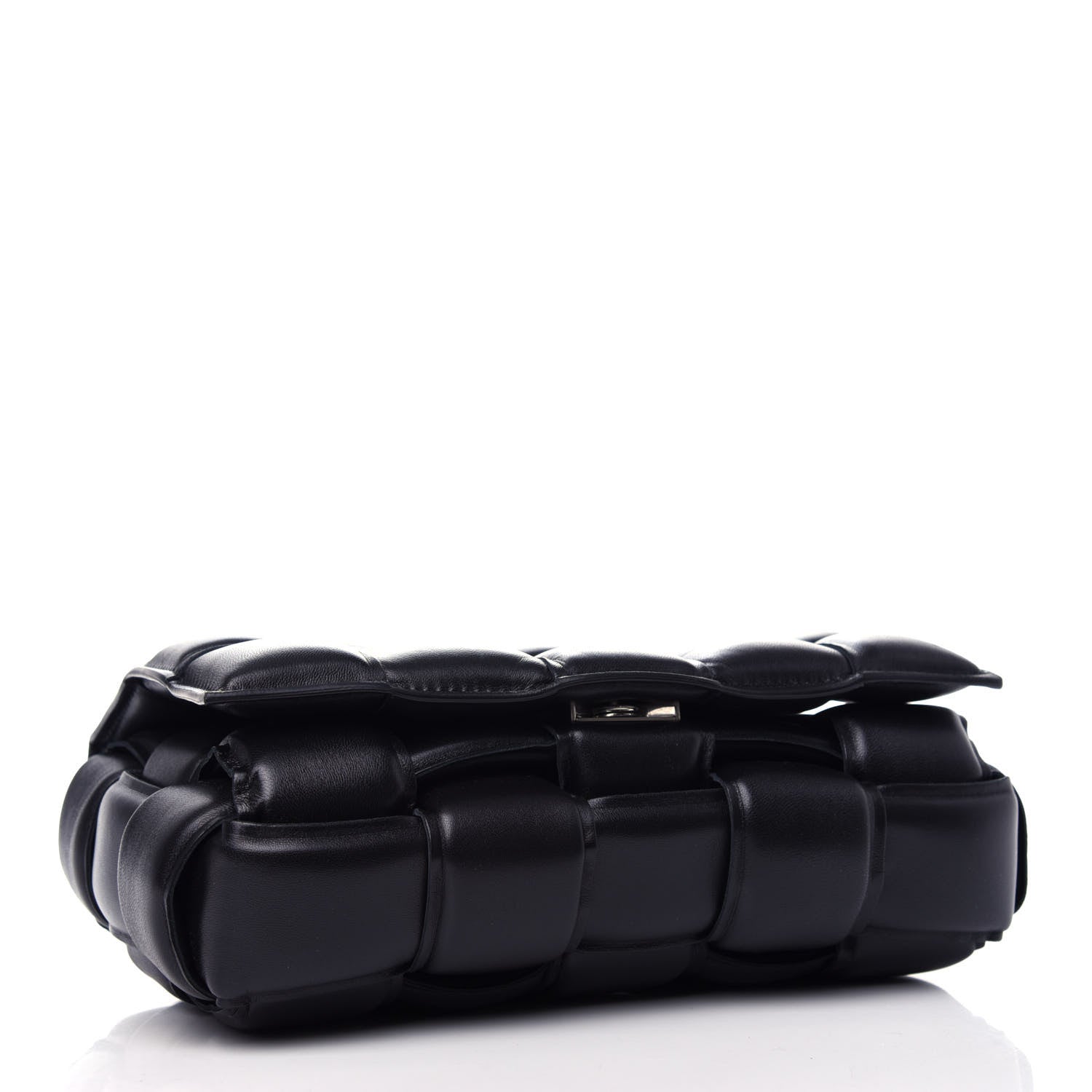 Bottega Veneta Nappa Maxi Intreccio Padded Cassette Crossbody Bag Black 4 of 11