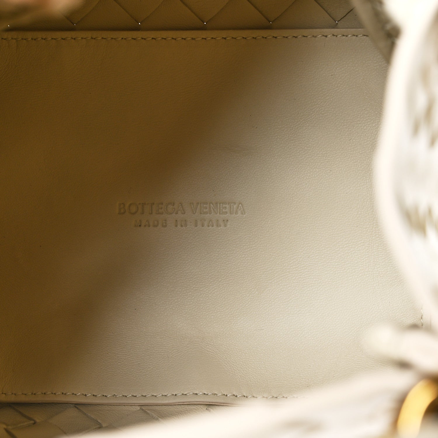 Bottega Veneta Nappa Intrecciato Small Parachute Shoulder Bag Sea Salt 5 of 11