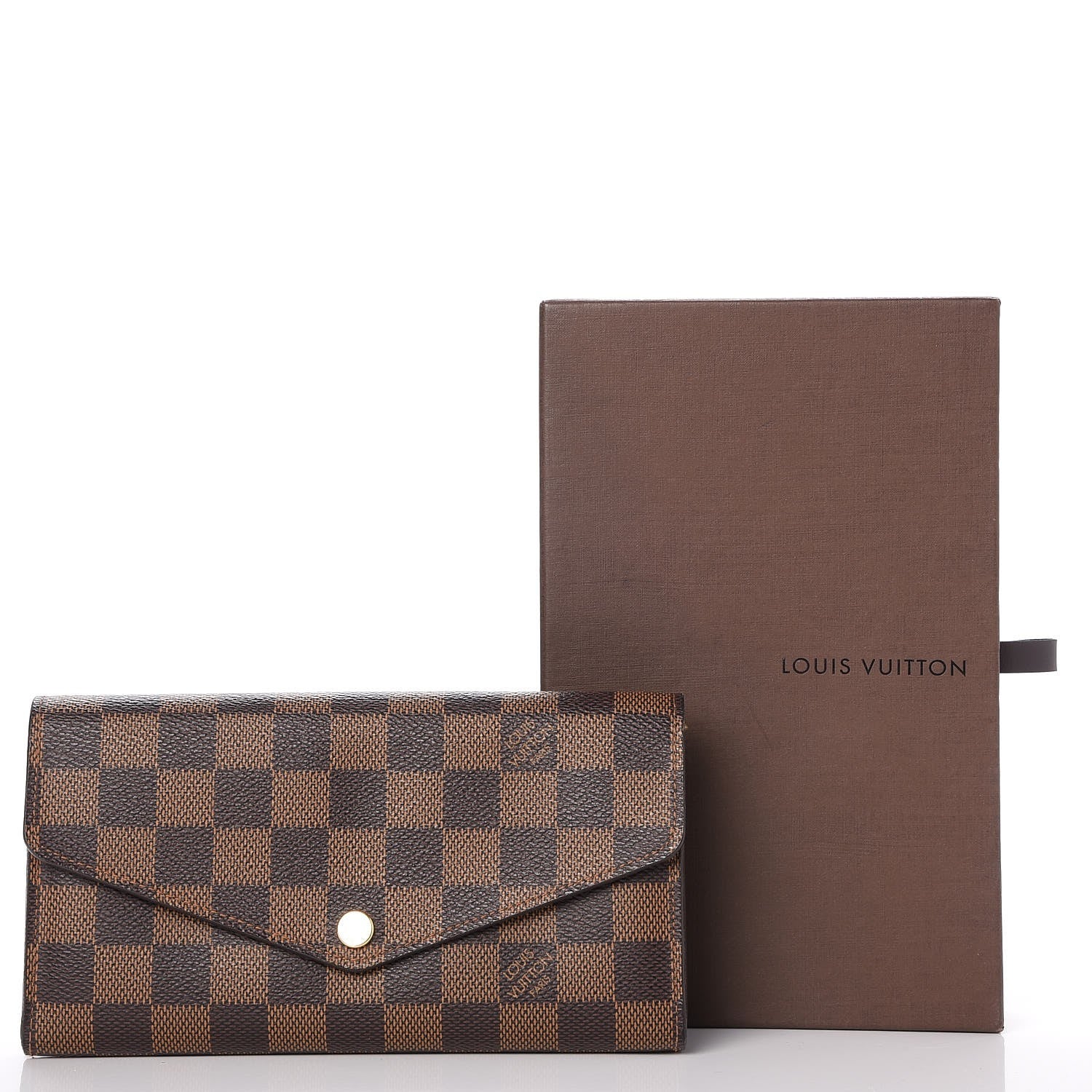 Louis Vuitton Damier Ebene Sarah Wallet NM 8 of 8