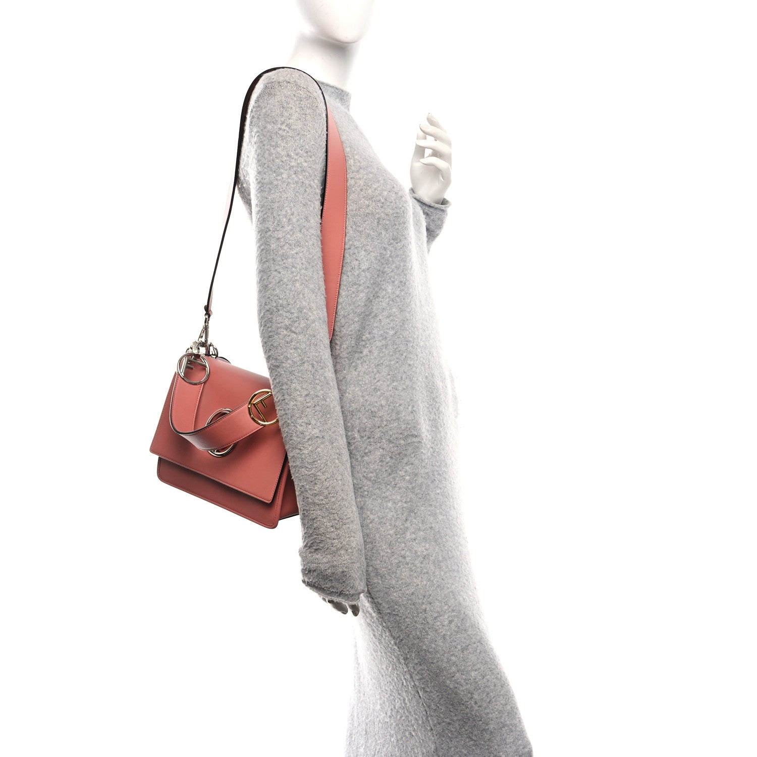 Fendi Vitello Century Opaco F is Fendi Kan I Shoulder Bag Macaron 2 of 10