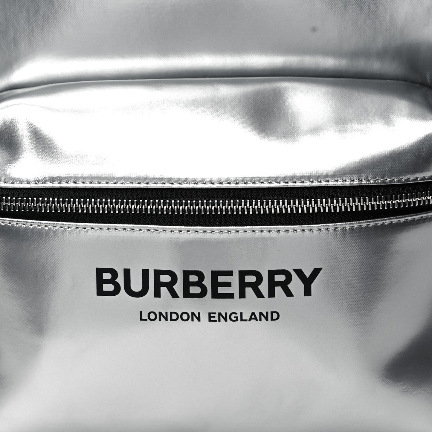Coated Canvas Jett Backpack Silver