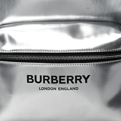 Burberry Coated Canvas Jett Backpack Silver 7 of 9