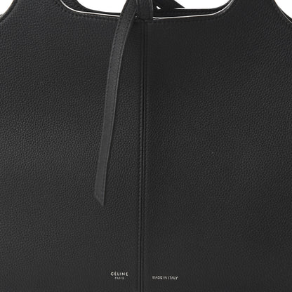 Celine Baby Grained Calfskin Small Tri-Fold Bag Black 9 of 9
