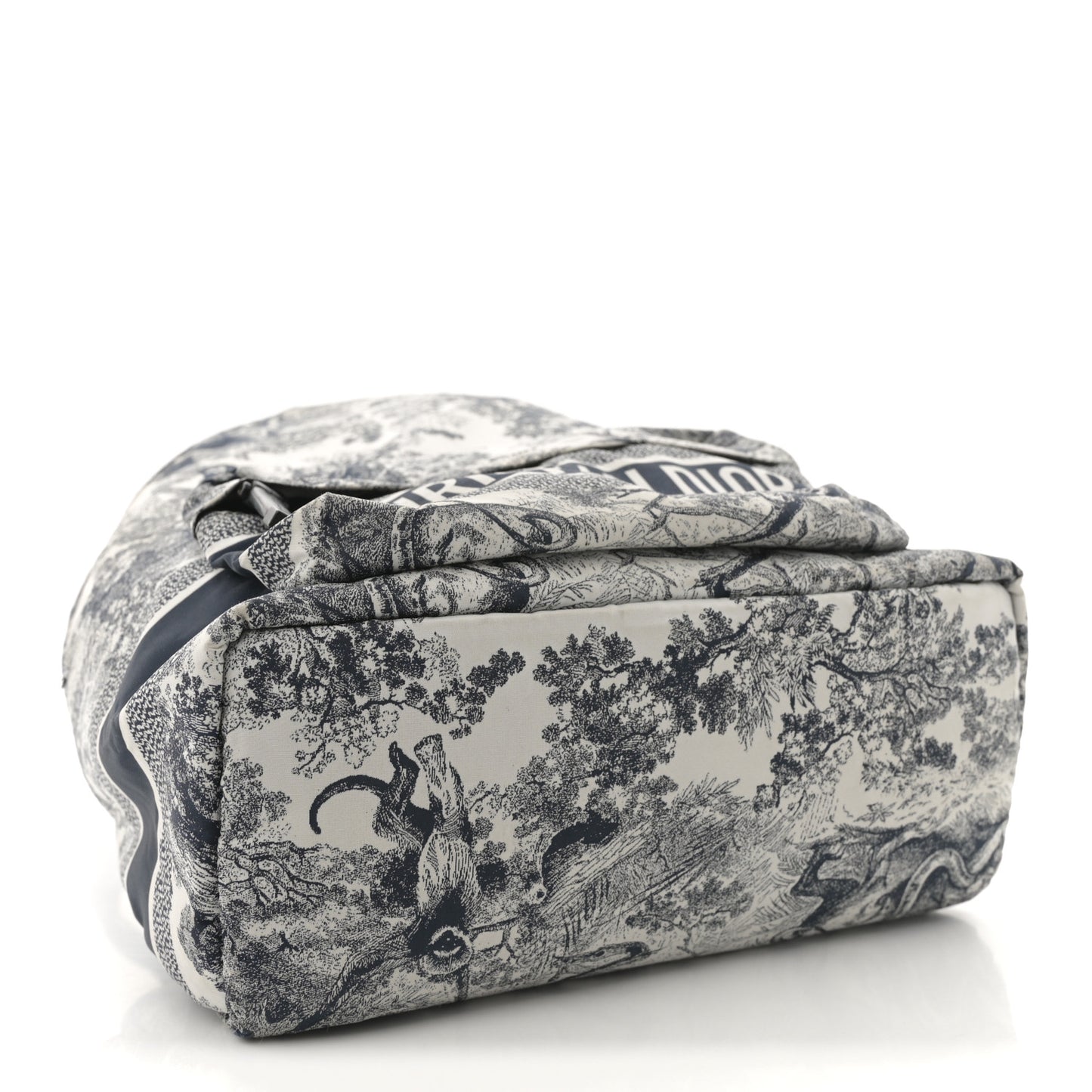 Nylon Technical Fabric Toile De Jouy Small Diortravel Backpack Blue