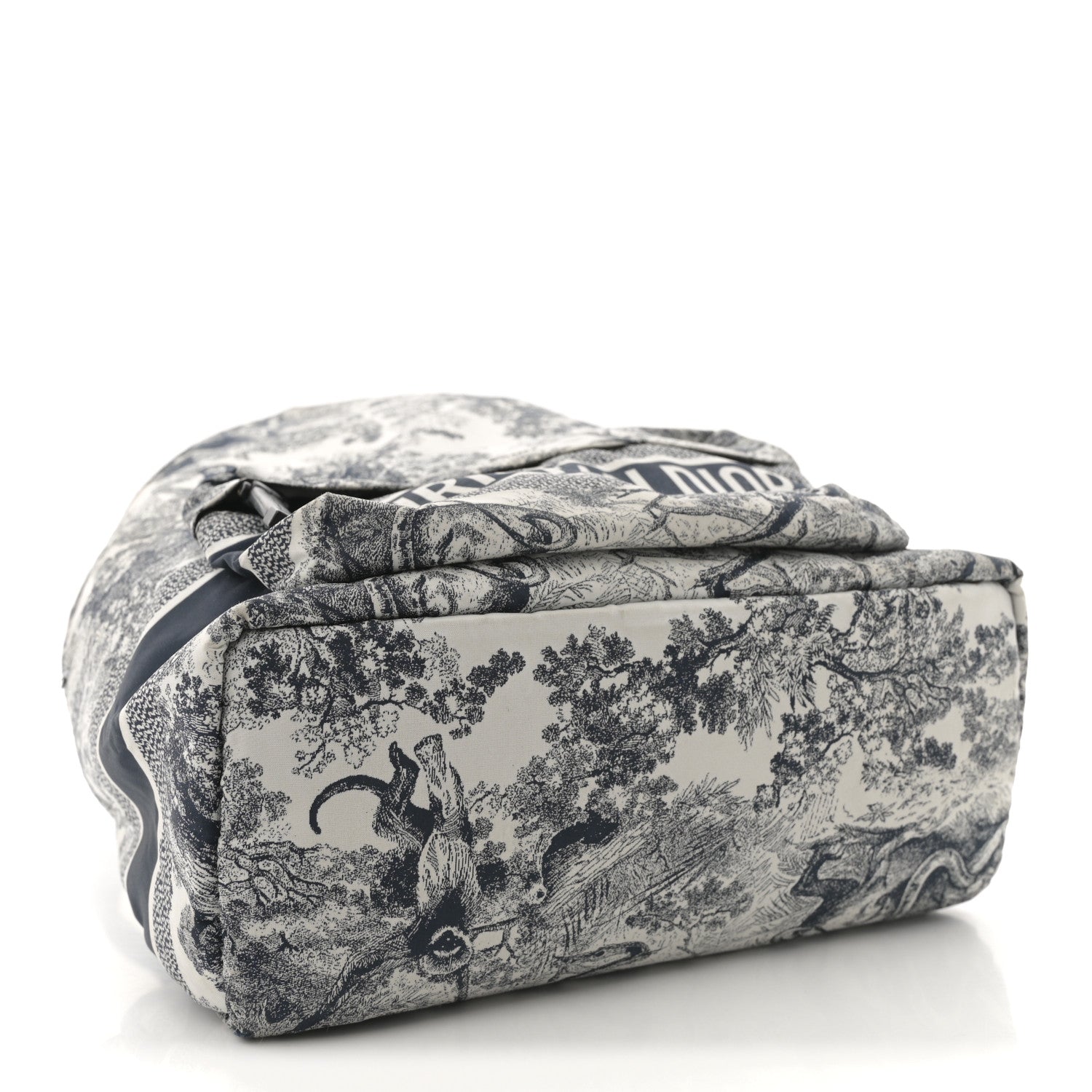 Christian Dior Nylon Technical Fabric Toile De Jouy Small Diortravel Backpack Blue 4 of 14