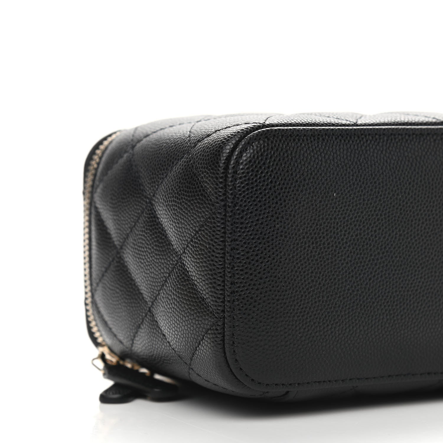 Chanel Caviar Quilted Small Vanity Case With Chain Black 8 of 9